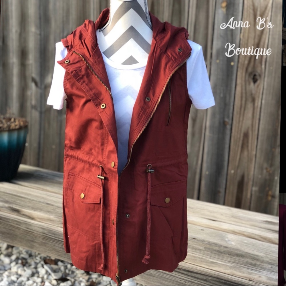 Rust Utility Vest